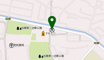 柏警察署松葉町交番の地図画像