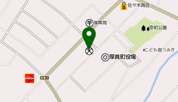 苫小牧警察署厚真駐在所の地図画像