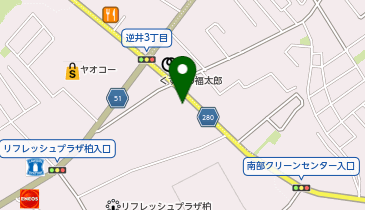 柏警察署南増尾交番の地図画像