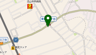 流山警察署初石交番の地図画像