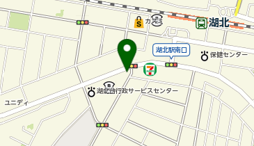 我孫子警察署湖北台交番の地図画像