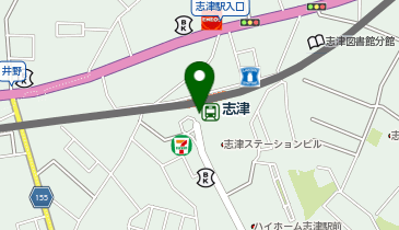 佐倉警察署京成志津駅前交番の地図画像