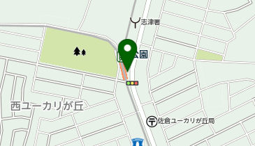 佐倉警察署ユーカリが丘交番の地図画像