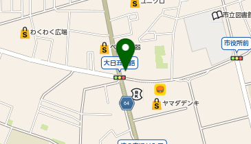 四街道警察署大日交番の地図画像