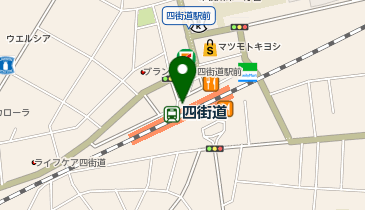 四街道警察署四街道駅前交番の地図画像