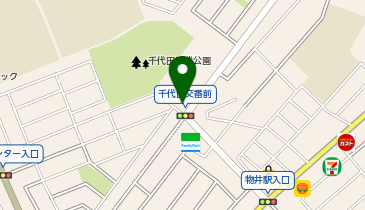 四街道警察署千代田交番の地図画像