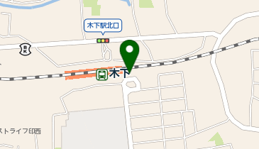 印西警察署木下駅前交番の地図画像