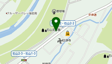 南警察署石山交番の地図画像