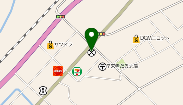 苫小牧警察署早来駐在所の地図画像