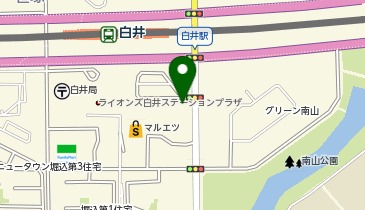 印西警察署白井駅前交番の地図画像