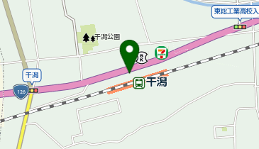 旭警察署干潟駅前交番の地図画像