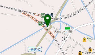 東金警察署大網駅前交番の地図画像