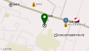 東金警察署増穂交番の地図画像