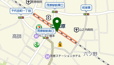 茂原警察署茂原駅前交番の地図画像