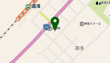 苫小牧警察署遠浅駐在所の地図画像