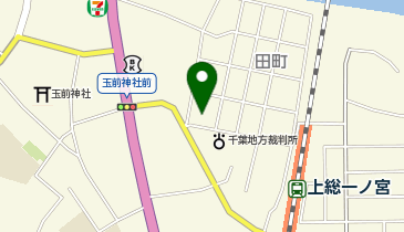 茂原警察署一宮幹部交番の地図画像