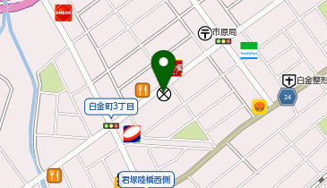 市原警察署白金交番の地図画像