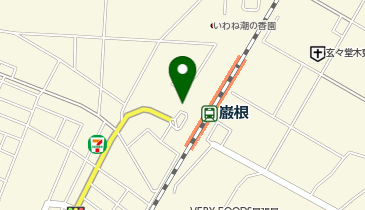 木更津警察署岩根駅前交番の地図画像