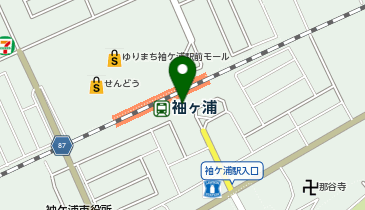 木更津警察署袖ケ浦駅前交番の地図画像