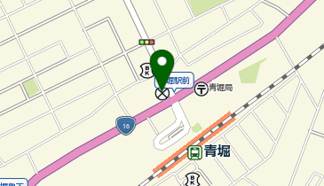 富津警察署青堀駅前交番の地図画像