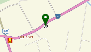 富津警察署新井交番の地図画像