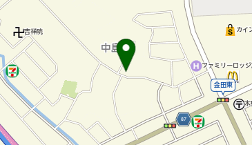 木更津警察署金田駐在所の地図画像