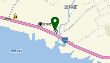 函館中央警察署銭亀駐在所の地図画像