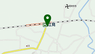 鴨川警察署江見駐在所の地図画像