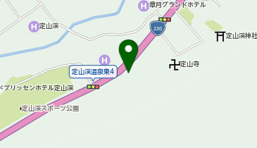 南警察署定山渓交番の地図画像