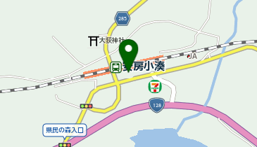 鴨川警察署小湊駐在所の地図画像