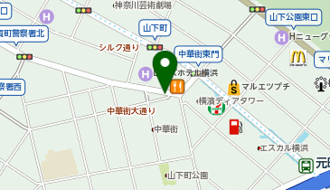 加賀町警察署山下町交番の地図画像