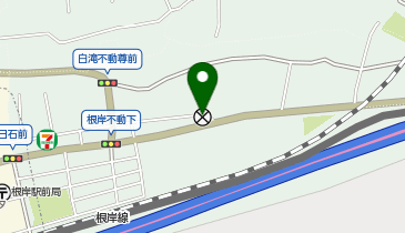 山手警察署根岸交番の地図画像