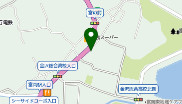 金沢警察署富岡交番の地図画像