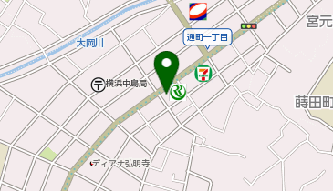 南警察署通町交番の地図画像