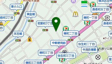 伊勢佐木警察署伊勢佐木町交番の地図画像