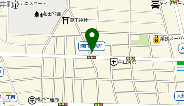 鶴見警察署潮田交番の地図画像