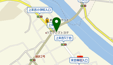 鶴見警察署上末吉交番の地図画像