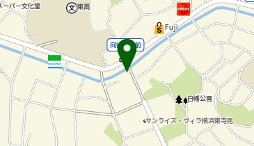 鶴見警察署向谷交番の地図画像