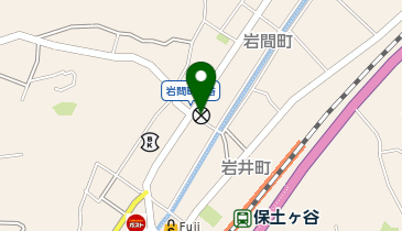 保土ヶ谷警察署岩間町交番の地図画像