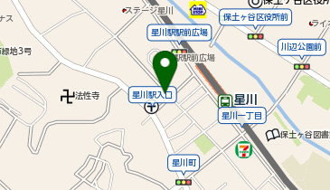 保土ケ谷警察署星川交番の地図画像