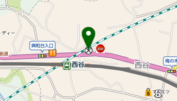 保土ケ谷警察署西谷交番の地図画像