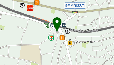 旭警察署希望が丘交番の地図画像