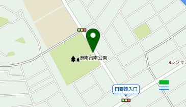 港南警察署港南台南交番の地図画像