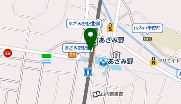 青葉警察署あざみ野駅前交番の地図画像