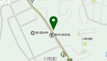 都筑警察署川和交番の地図画像