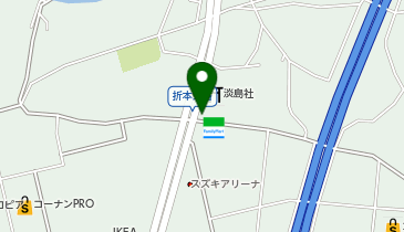 都筑警察署折本交番の地図画像