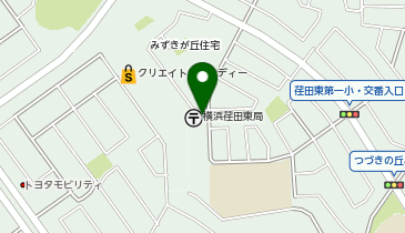 都筑警察署荏田東交番の地図画像