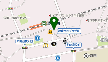 栄警察署本郷台駅前交番の地図画像