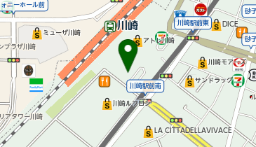 川崎警察署川崎駅前交番の地図画像