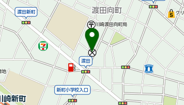 川崎警察署渡田交番の地図画像